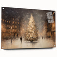 Enchanting City Christmas Tree – Elegant Christmas Wall Decor