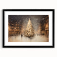 Enchanting City Christmas Tree – Elegant Christmas Wall Decor