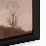 Impressionism Wall Art - Autumn Hillside Tree Landscape, Framed Print