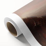 Impressionism Wall Art - Autumn Hillside Tree Landscape, Framed Print