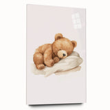 Sleeping Teddy Bear Nursery Wall Art – Baby Room Decor & Prints