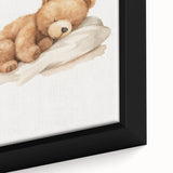 Sleeping Teddy Bear Nursery Wall Art – Baby Room Decor & Prints