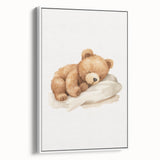 Sleeping Teddy Bear Nursery Wall Art – Baby Room Decor & Prints