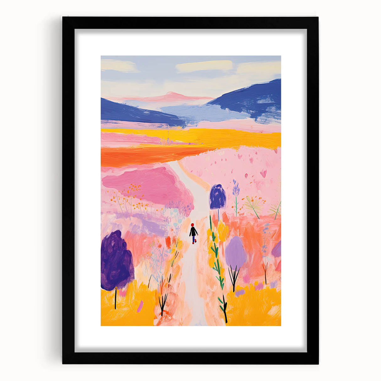 Colorful Kids Room Wall Art - Nursery Landscape Canvas & Prints