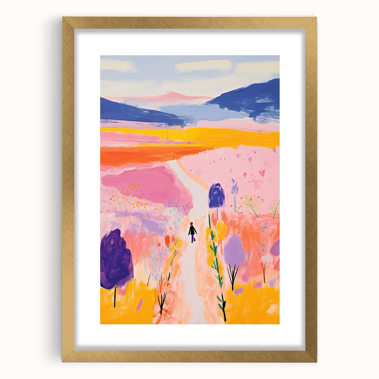 Colorful Kids Room Wall Art - Nursery Landscape Canvas & Prints