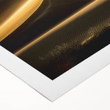 Sandy desert dunes landscape canvas print showcasing warm earthy tones and soft textures, rolled for easy transport, ideal for home decor and art lovers.