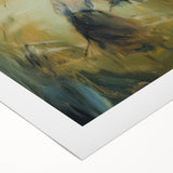 Rolled canvas showcasing a vibrant landscape design with rich colors and intricate details, carefully packaged in a protective cardboard tube for safe delivery. Ideal for home decor enthusiasts seeking unique art pieces.