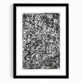 Modern Wall Art - Small World by Paul Klee - Black & White Abstract Print