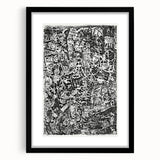 Modern Wall Art - Small World by Paul Klee - Black & White Abstract Print