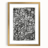 Modern Wall Art - Small World by Paul Klee - Black & White Abstract Print