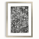 Modern Wall Art - Small World by Paul Klee - Black & White Abstract Print