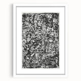 Modern Wall Art - Small World by Paul Klee - Black & White Abstract Print