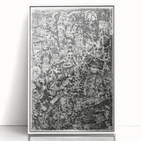 Modern Wall Art - Small World by Paul Klee - Black & White Abstract Print