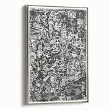Modern Wall Art - Small World by Paul Klee - Black & White Abstract Print