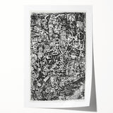 Modern Wall Art - Small World by Paul Klee - Black & White Abstract Print