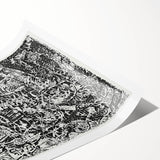 Modern Wall Art - Small World by Paul Klee - Black & White Abstract Print