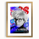 Urban Chic Pop Art Wall Art – Bold Blue, Red, and Black Canvas