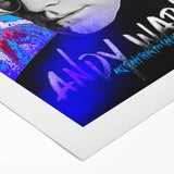 Urban Chic Pop Art Wall Art – Bold Blue, Red, and Black Canvas