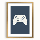 Gaming Controller Art Print – Minimalist Gamer Wall Decor