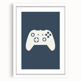 Gaming Controller Art Print – Minimalist Gamer Wall Decor