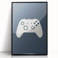Gaming Controller Art Print – Minimalist Gamer Wall Decor