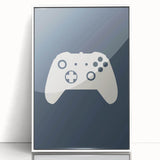 Gaming Controller Art Print – Minimalist Gamer Wall Decor
