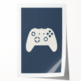 Gaming Controller Art Print – Minimalist Gamer Wall Decor