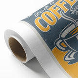 Vintage Retro Coffee Poster - Fresh & Hot Coffee Art Print