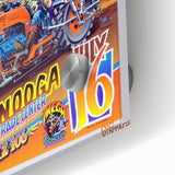 Ted Nugent & Bad Company Poster – Retro Motorcycle Wall Art