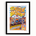 Ted Nugent & Bad Company Poster – Retro Motorcycle Wall Art