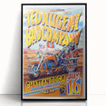 Ted Nugent & Bad Company Poster – Retro Motorcycle Wall Art
