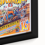 Ted Nugent & Bad Company Poster – Retro Motorcycle Wall Art