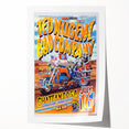 Ted Nugent & Bad Company Poster – Retro Motorcycle Wall Art
