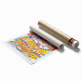 Ted Nugent & Bad Company Poster – Retro Motorcycle Wall Art