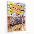 Ted Nugent & Bad Company Poster – Retro Motorcycle Wall Art