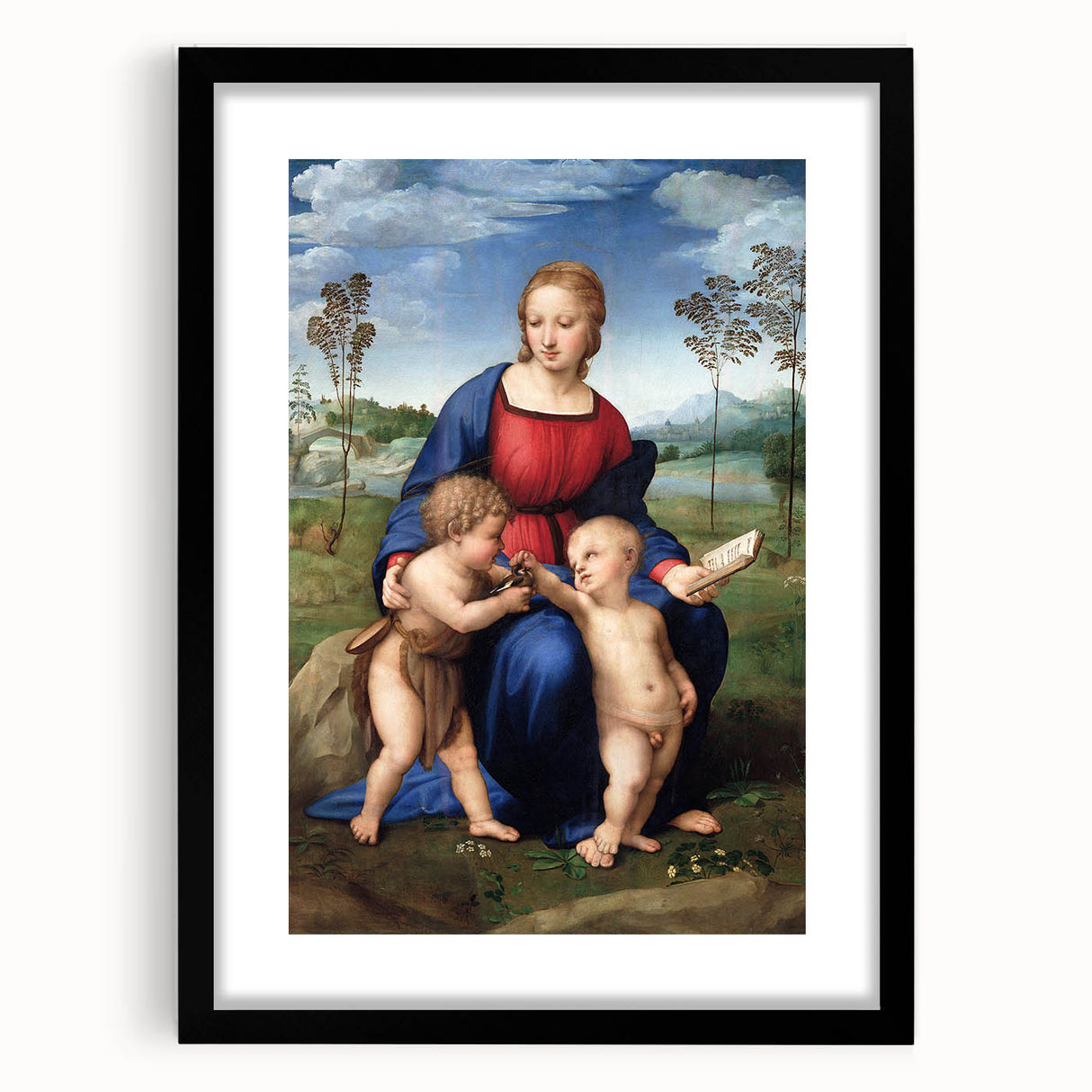 Renaissance Art Prints: Raphael's Madonna of the Goldfinch Wall Decor