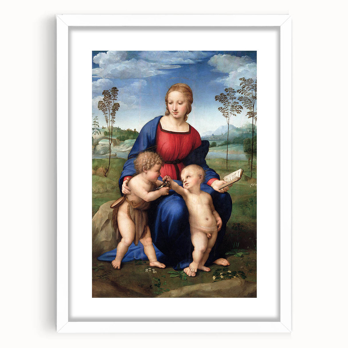 Renaissance Art Prints: Raphael's Madonna of the Goldfinch Wall Decor