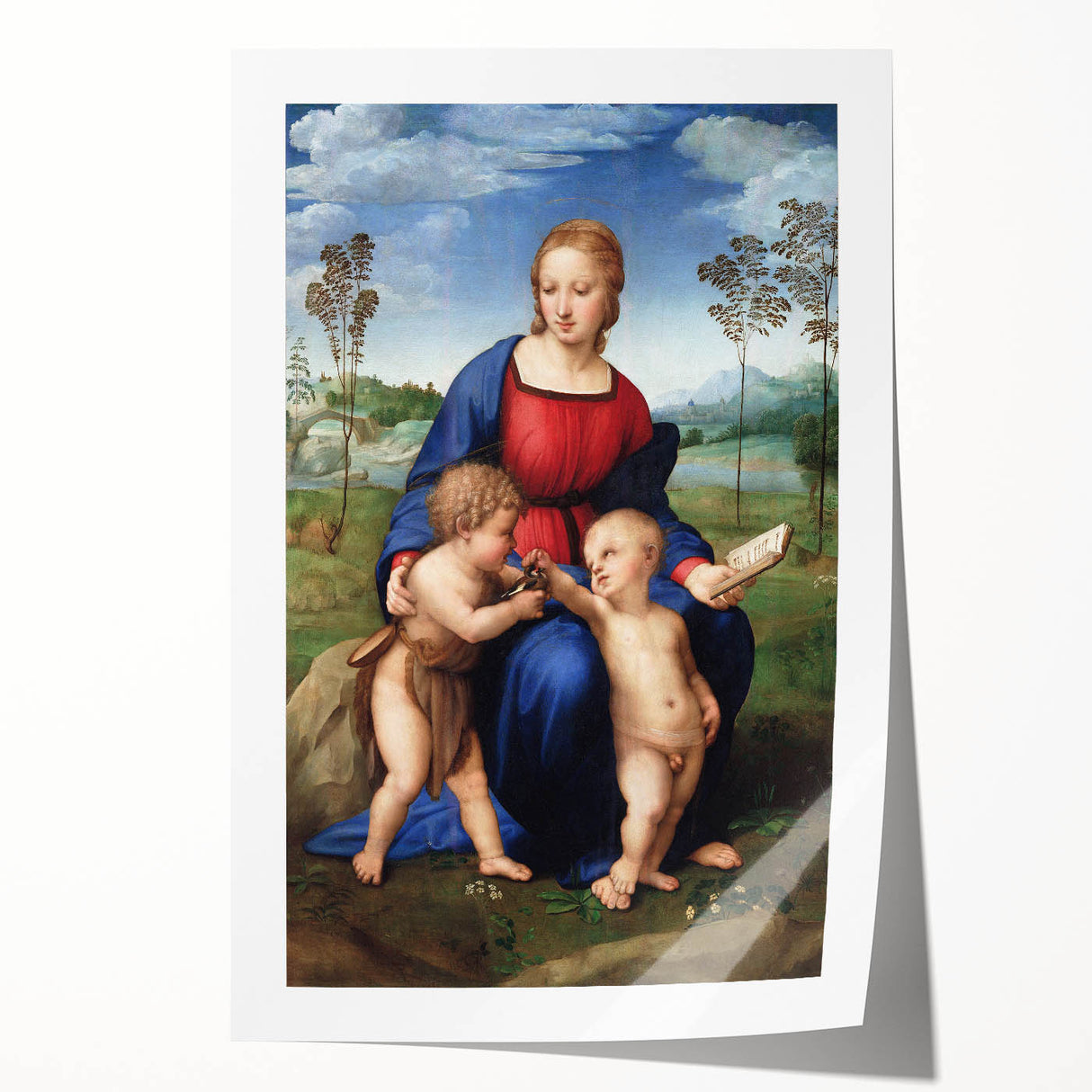 Renaissance Art Prints: Raphael's Madonna of the Goldfinch Wall Decor