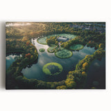 Black and white stretched canvas of a European cityscape, ideal for kitchen wall art or bedroom ambiance.