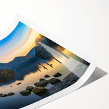 Extra large wall art featuring line art flowers with muted earth tones on rolled print, ideal for large living room decor.