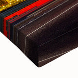 Large black and white canvas depicting the London skyline, ideal for bedroom wall art.