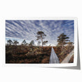 Extra large rolled print of a European scenery in Estonia, showcasing vibrant floral elements.