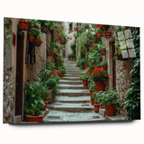 Acrylic print of a Provence landscape in soft pastel shades, ideal for bedroom or dining room art.