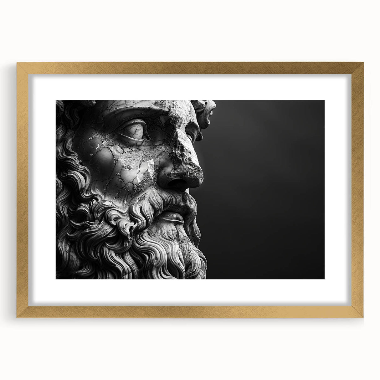 Abstract art print of Rome with muted earth tones on a framed canvas, suitable for dining room decor.