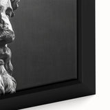 Black wall art featuring a textured depiction of Rome with colorful accents on a framed canvas, ideal for living room decor.