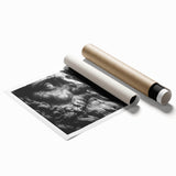 Rolled print of Rome scenery with muted earth tones, ideal for classy bathroom wall art.