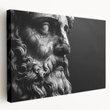 Large canvas print of a Rome cityscape in muted earth tones, ideal for kitchen wall art.