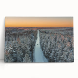 Black and white photograph of a European cityscape on large stretched canvas, suitable for kitchen wall art.