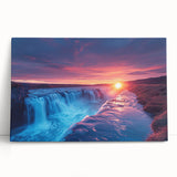 Black and white stretched canvas of an Argentine landscape, ideal for kitchen wall art.