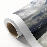 Art Deco style poster of a Brazilian landscape in pastel shades on rolled canvas, ideal for nursery wall art.